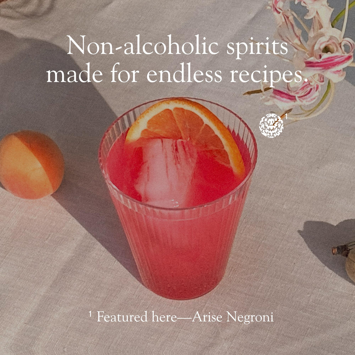 Aplos ARISE citrus-note close-up evokes refreshing, uplifting ritual.