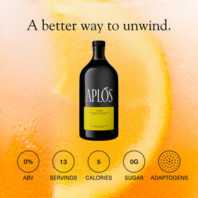 Aplos ARISE ingredients-closeup highlights agave flower, lemon verbena, black Sarawak.