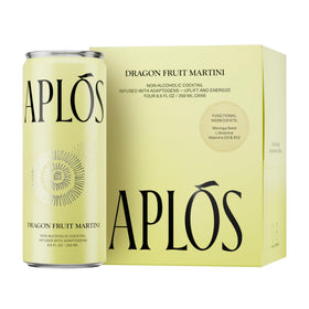 Aplós Dragon Fruit Martini can displaying a low-calorie, no-added-sugar mocktail option