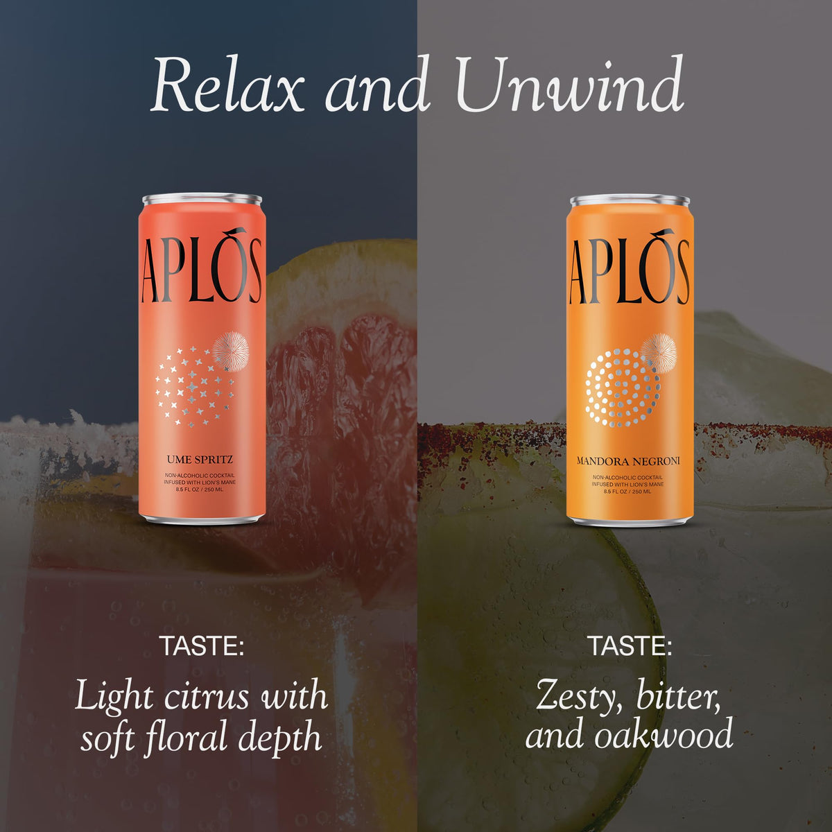 Front view of Aplós Ease variety-pack box ready for non-alcoholic options.