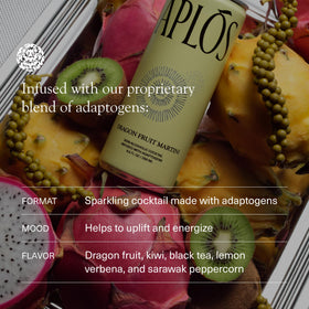 Aplós kiwi and lemon verbena highlight bright, refreshing flavor notes