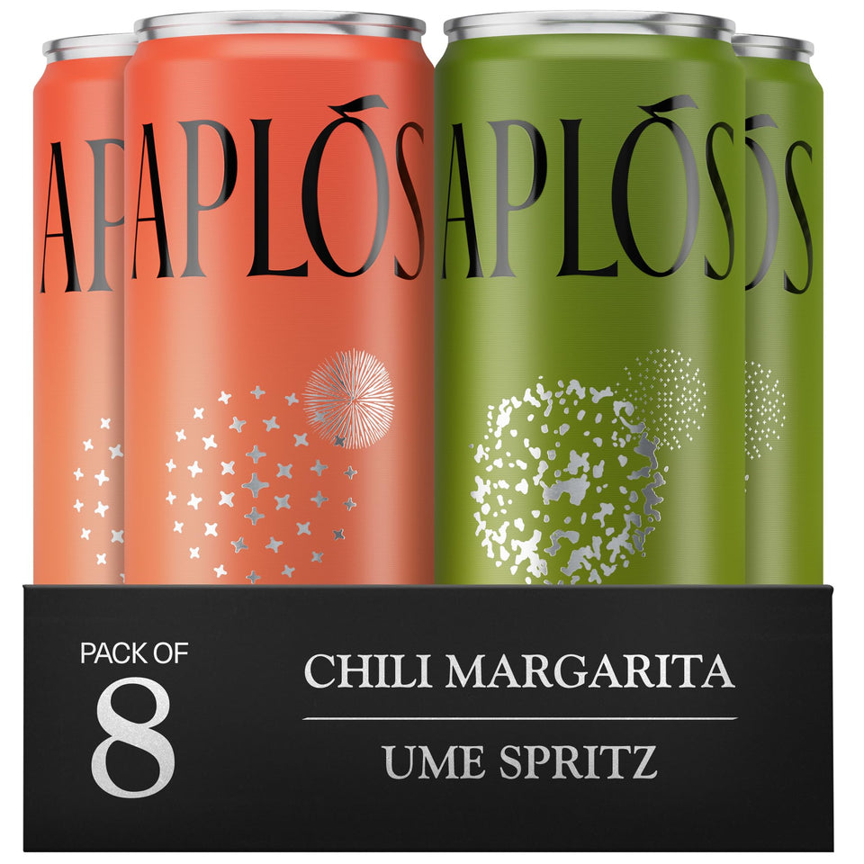 Aplós Ume Spritz can with tart plum and calming botanicals