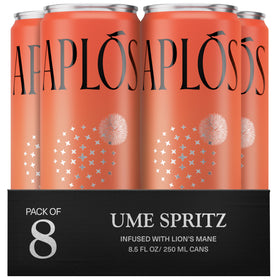 Aplós Ume Spritz can on ice offers a calm, refreshing experience.