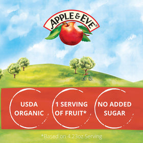 USDA Organic 100% juice with calcium fortification, Apple & Eve Big Bird