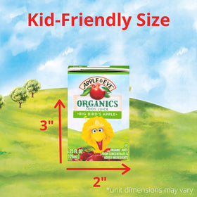 Naturally sweetened juice box, no added sugars, Apple & Eve Sesame Street