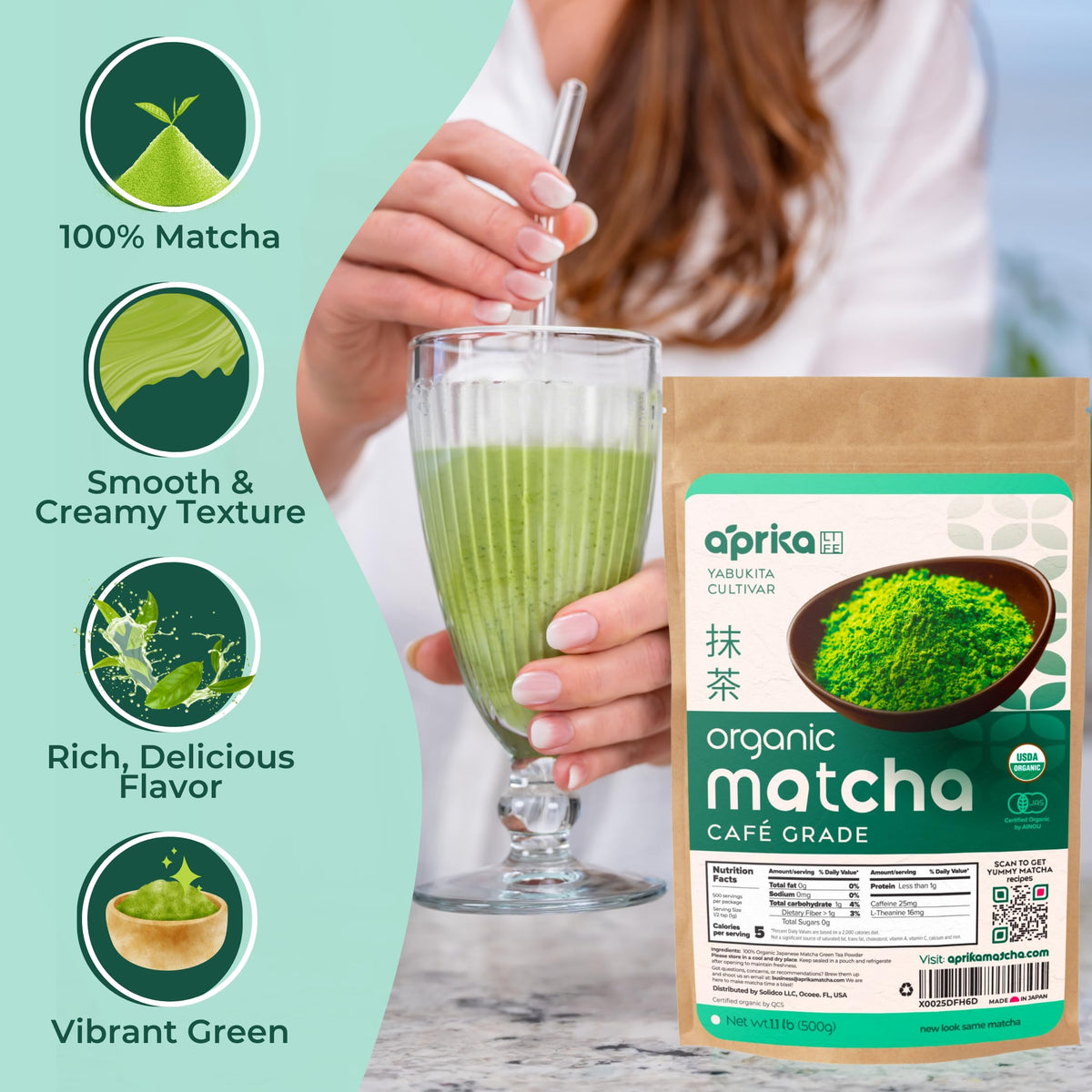 AprikaLife organic certifications label highlights trusted quality