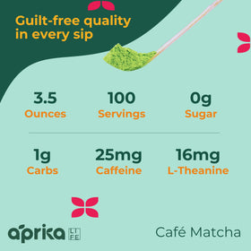 AprikaLife close-up whisk blends matcha into silky texture