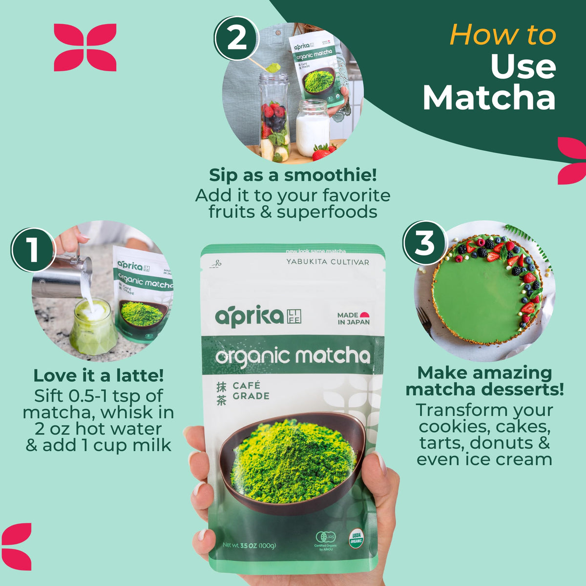 AprikaLife on kitchen counter ready for daily matcha routines