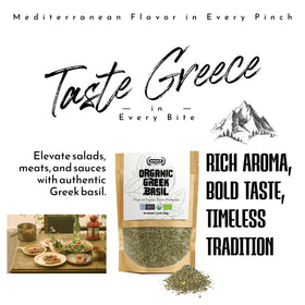 Apsogo basil pesto prep hints at a bright, Mediterranean flavor.
