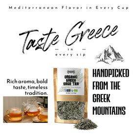 APSOGO sage tea cup setup inviting a calm, caffeine-free moment