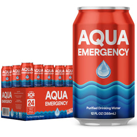 Aqua Emergency water can multi-pack for easy emergency storage.