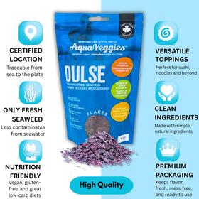 Aqua Veggies Bay of Fundy harvest label signals pristine sea sources.