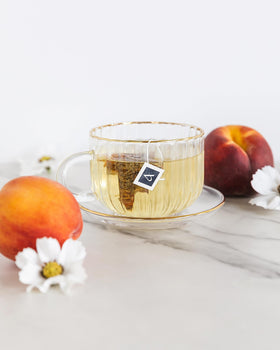 Arbata Serenity Peach Tea with apple and pineapple pieces for natural sweetness
