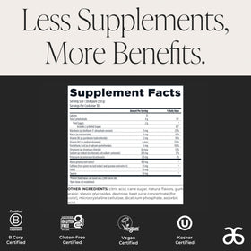 Arbonne with B vitamins supports daily energy during workouts or busy days.