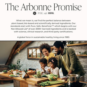 Arbonne EssentialMeal no-scoop packaging emphasizes waste-reducing design.