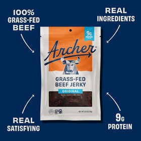 Archer Jerky Original flavor showcasing pineapple, garlic, and Worcestershire aroma