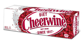 Archway Cheerwine Diet Cherry Soda can – refreshing zero-carb beverage for any occasion.