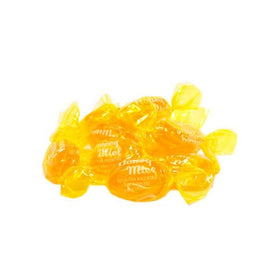 Arcor honey-filled hard candy amber closeup showing rich color