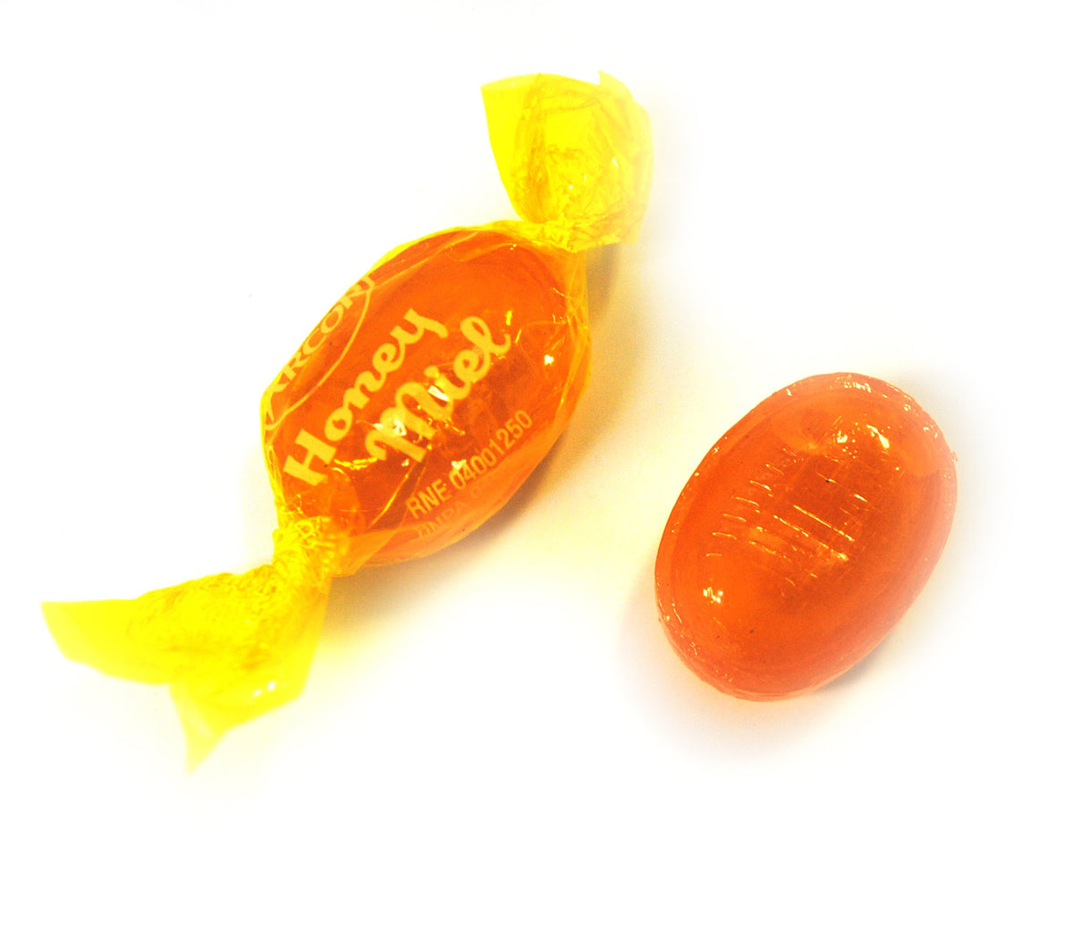 Arcor honey-filled hard candy wrapped in hand for portable snacking