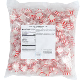 Individually wrapped Starlight mints close-up for on-the-go snacking