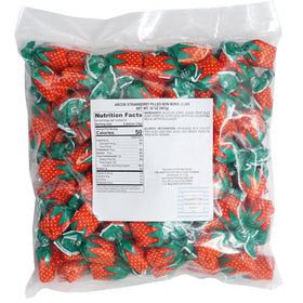 Arcor Strawberry Bon Bons individually wrapped, convenient for on-the-go snacking and sharing.