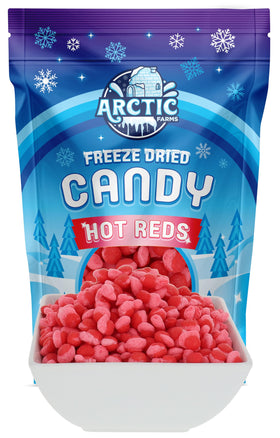 Arctic Farms double-boxed packaging protects the candy during shipping.