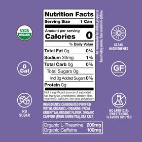 ARDOR Energy Blueberry Pom packaging with active individuals focused and energized.