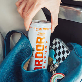 ARDOR Energy gym scene suggests pre-workout energy for focus.