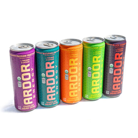 ARDOR Energy office scene with can for productive meeting breaks.