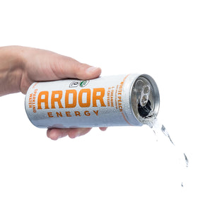 ARDOR Energy refreshing sparkling water with natural fruit essence.