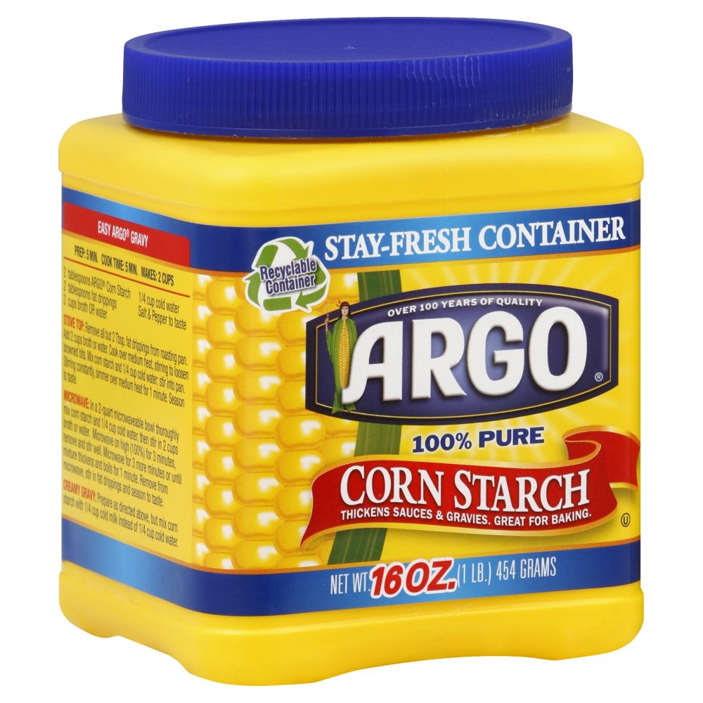 ARGO Agro corn starch pack for thickening sauces and gravies with a silky texture.