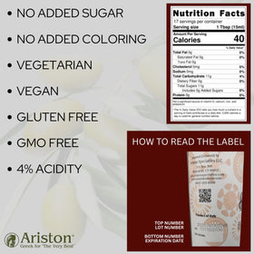 Ariston balsamic on a fresh salad for tangy versatile dressing