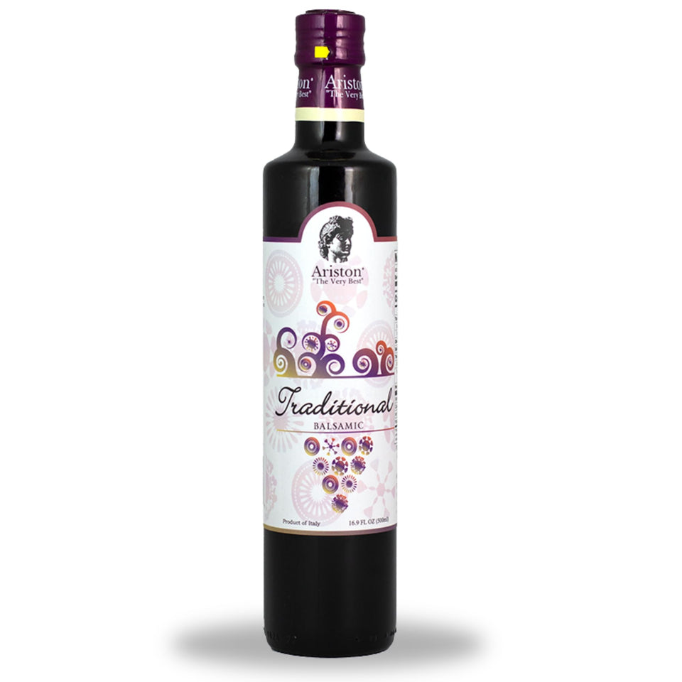 Ariston The Very Best balsamic bottle highlights premium quality for everyday meals.