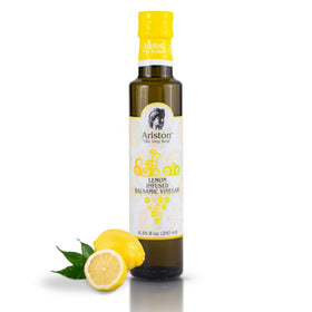 Ariston The Very Best balsamic lemon bottle—bright citrus finish for salads and desserts.