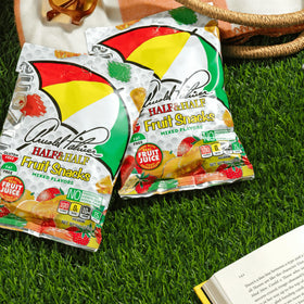 On-the-go pack highlight for portable snacking with AriZona Half and Half gummies
