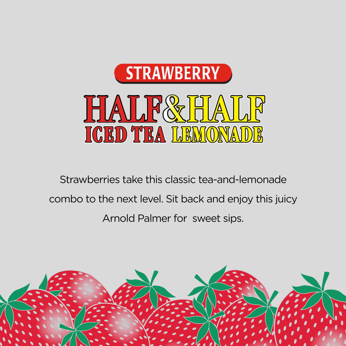 Arizona Arnold Palmer Strawberry Half & Half 12-pack carton ready to stock.