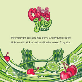 AriZona Cherry Lime Rickey 22 oz big can designed for sharing at gatherings.