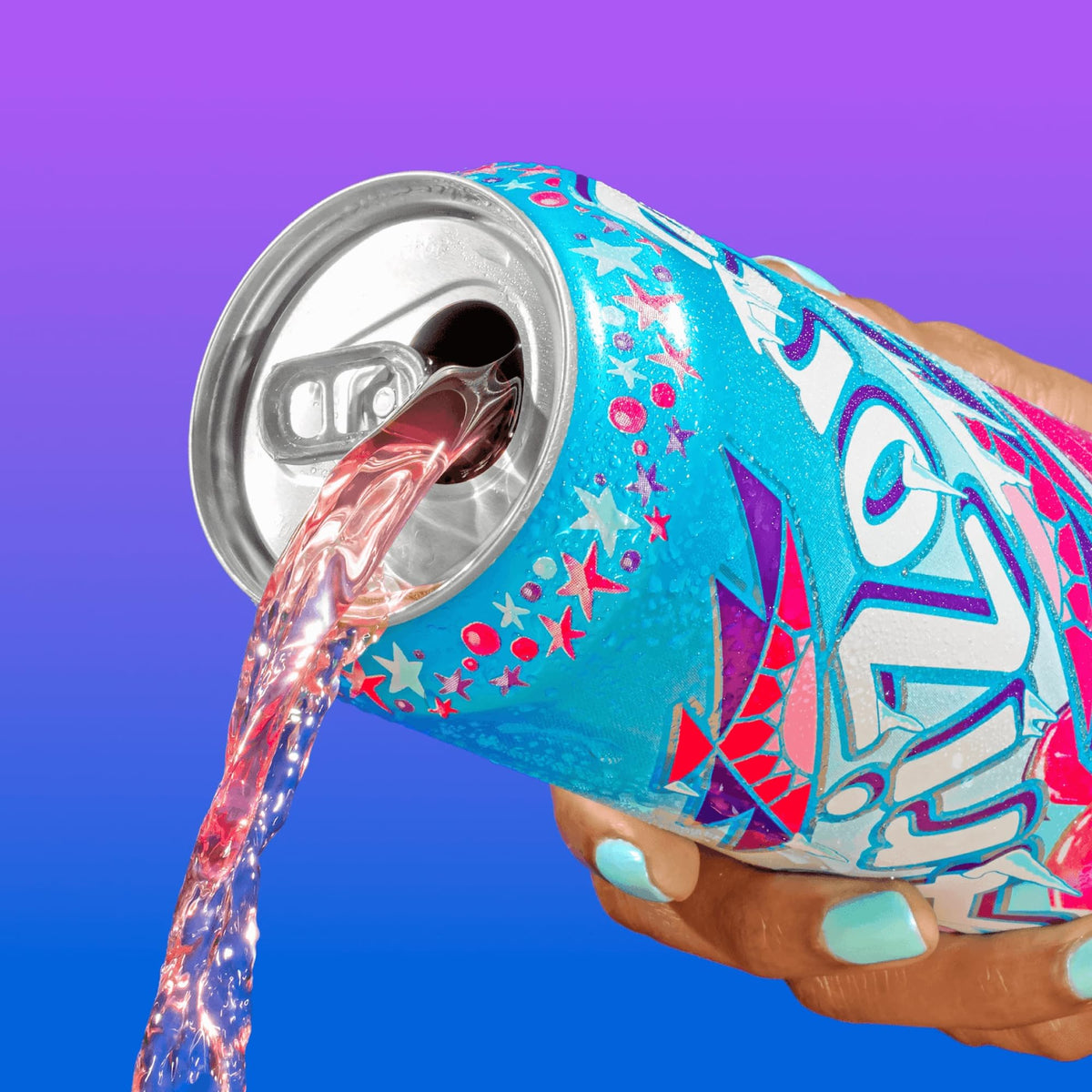 Arizona Frost ChillZicle ice cold pour demonstrates quick refreshment after activity.