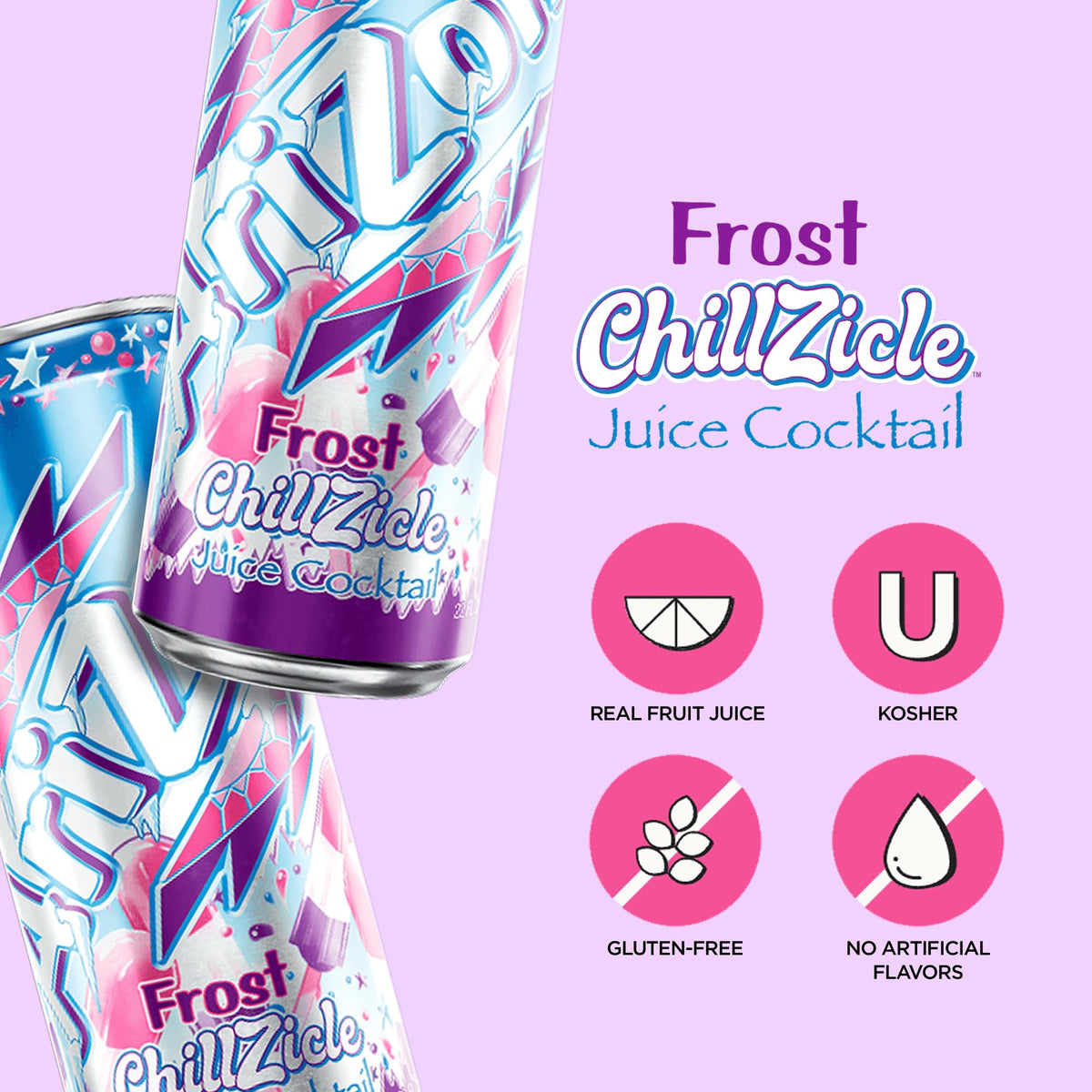 Arizona Frost ChillZicle 12-pack, ideal for ambient parties and sharing.