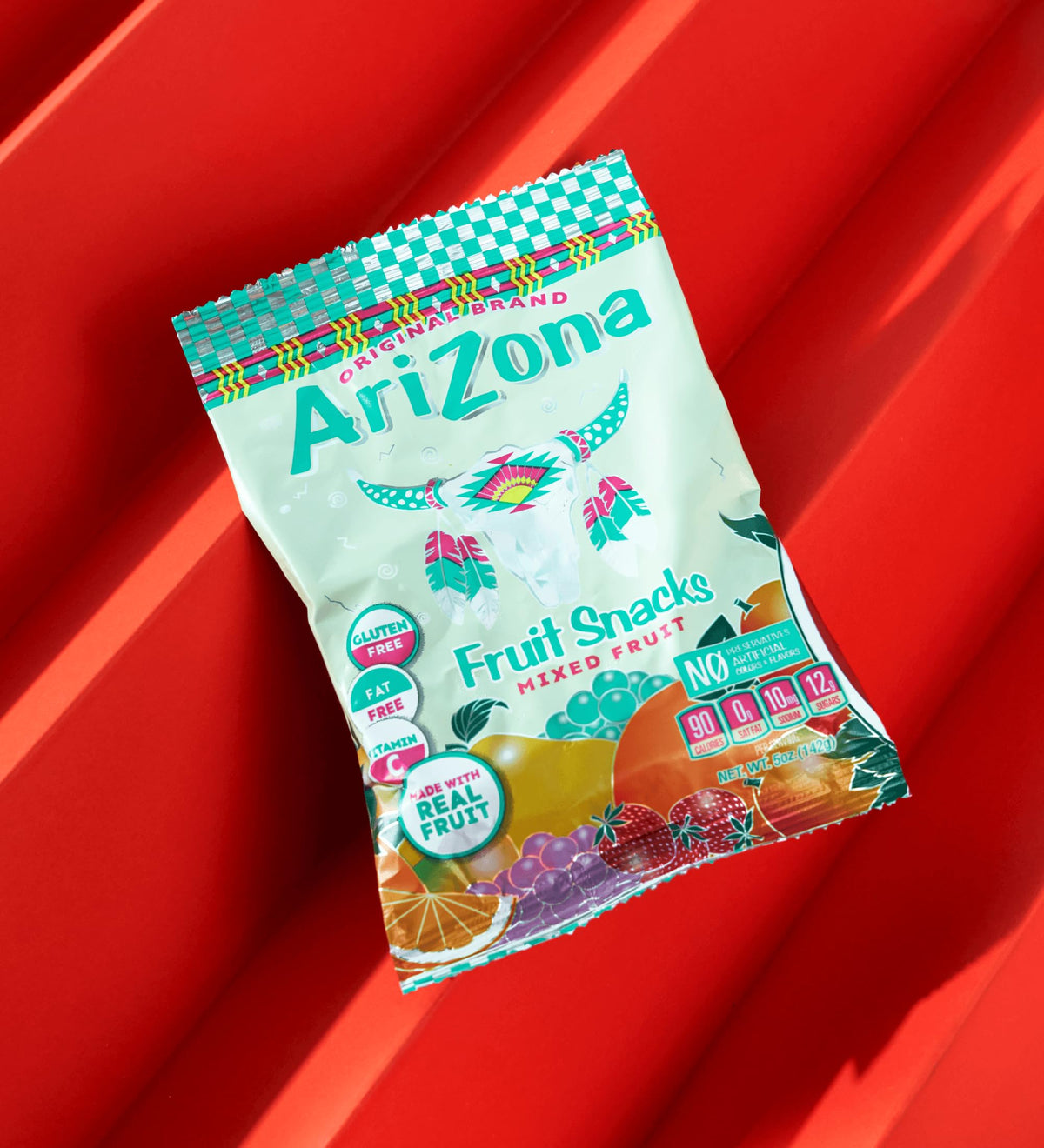 AriZona Fruit Snacks kids' snack pack ideal for school lunches.