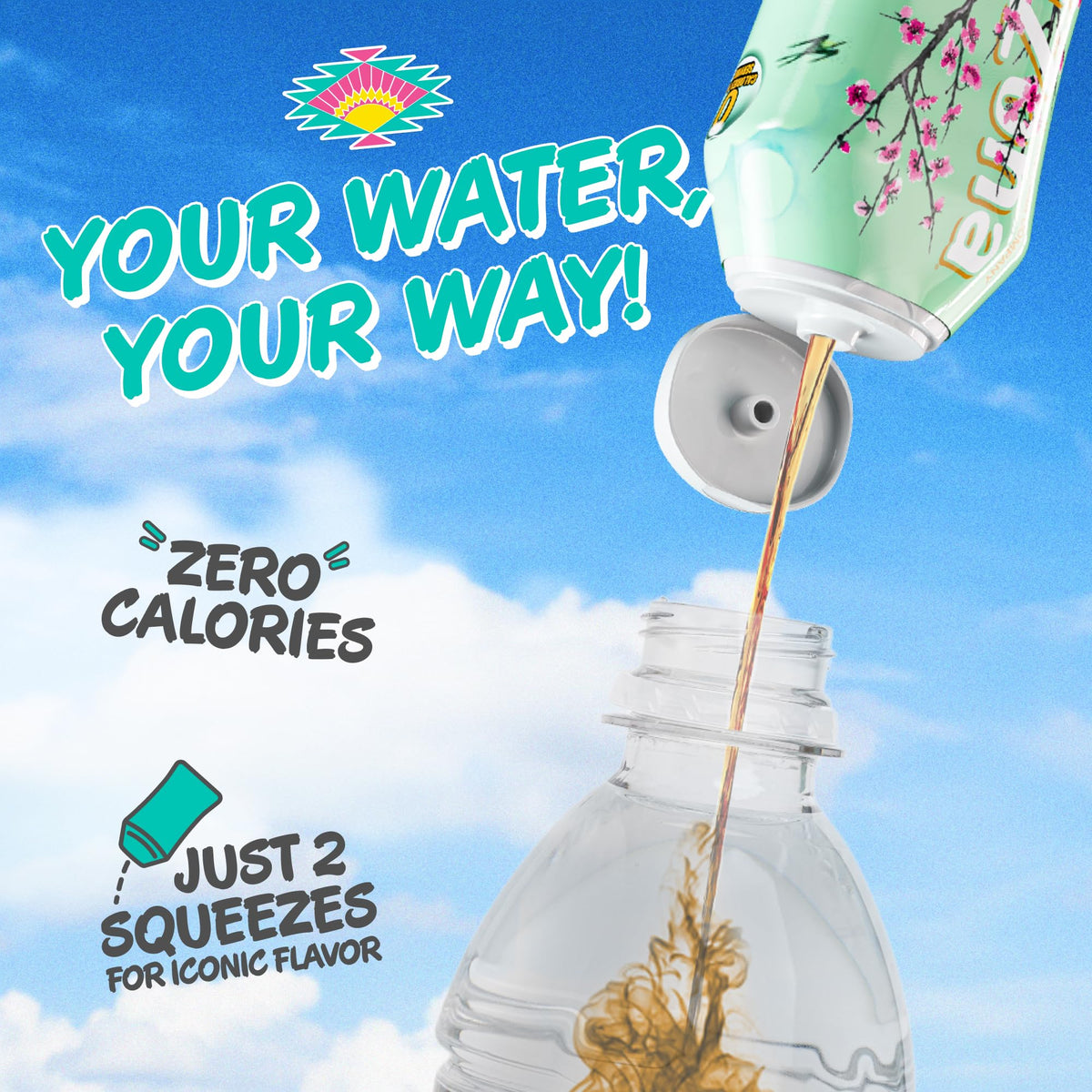 Arizona Green Tea Water Enhancer travel size: ideal carry-along flavor for workouts.