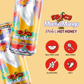 AriZona Mucho Mango pour over ice for a sweet-heat mango twist.