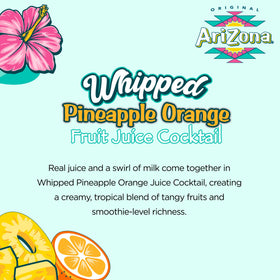 AriZona Whipped Pineapple Orange can poured for an ice-cold smoothie-like sip