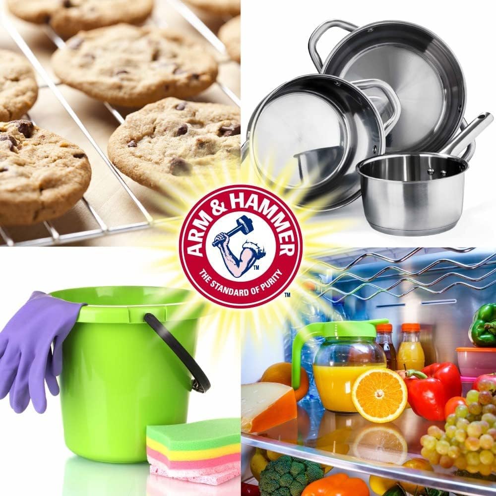 Arm & Hammer Baking Soda boosts laundry performance for brighter, fresher clothes.
