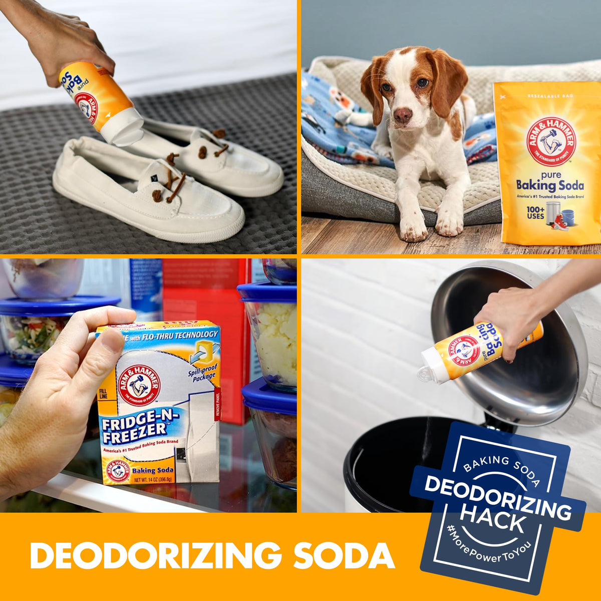 Arm & Hammer Baking Soda kitchen cleaning demonstrates gentle surface care and fresh results.