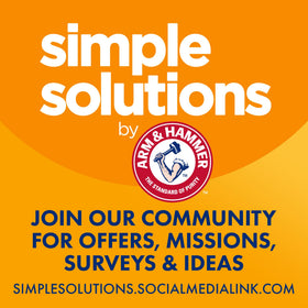 Arm & Hammer baking soda removes odors from carpets and laundry.