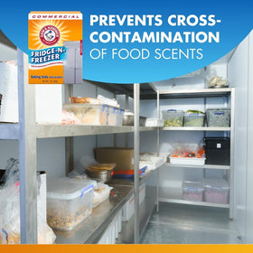 Arm & Hammer Fridge-N-Freezer Professional side view highlighting vent design for deodorization.