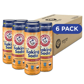Arm & Hammer baking soda shaker 12oz for versatile cleaning and freshening.