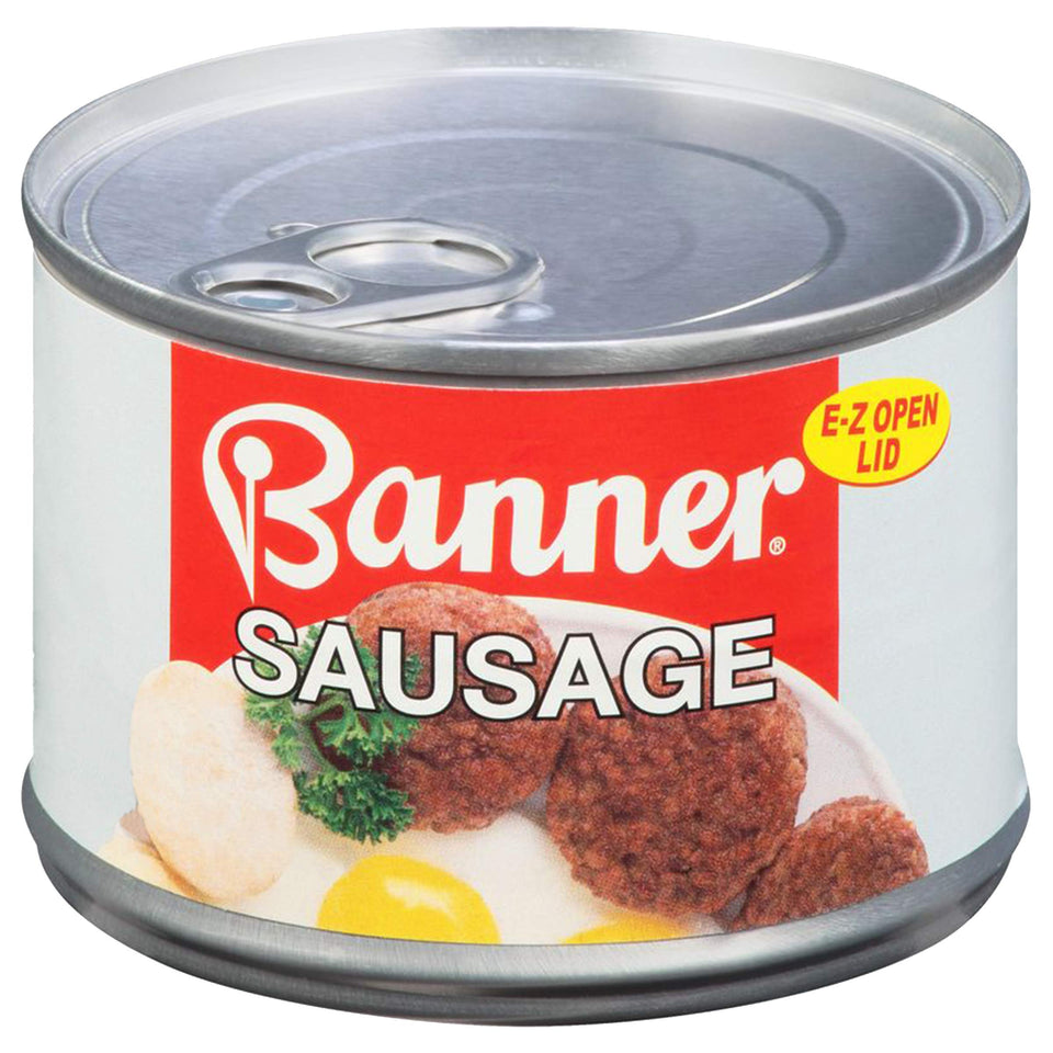 Armour Star sausage bulk pack with twelve 10.5 oz cans for pantry stocking.