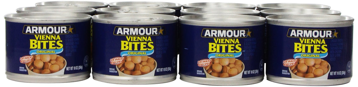 Armour Star Vienna Bites served on plate as a quick protein snack